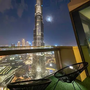 شقة First Class 3br With Full Burj Khalifa And Fountain View, دبي